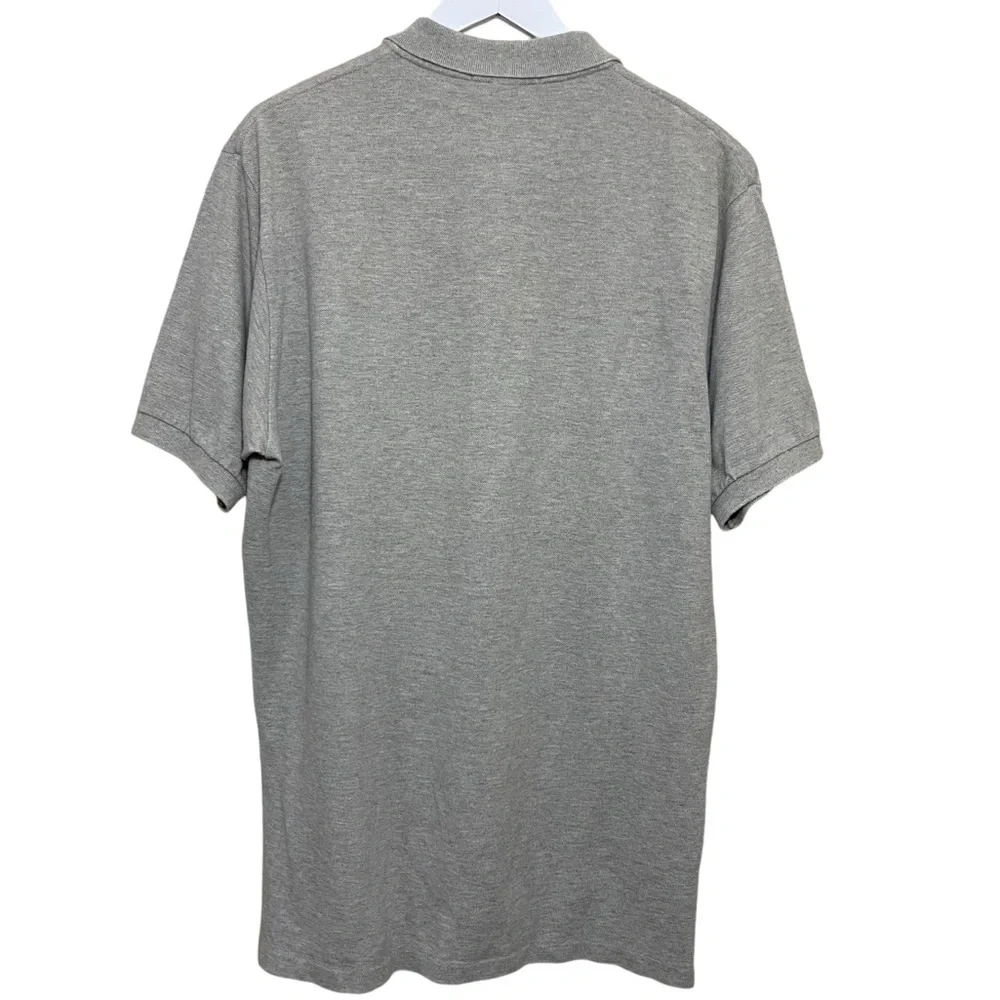 Ralph Lauren The Iconic Polo Light Gray‎ Classic Cotton Polo W Chest Logo Large